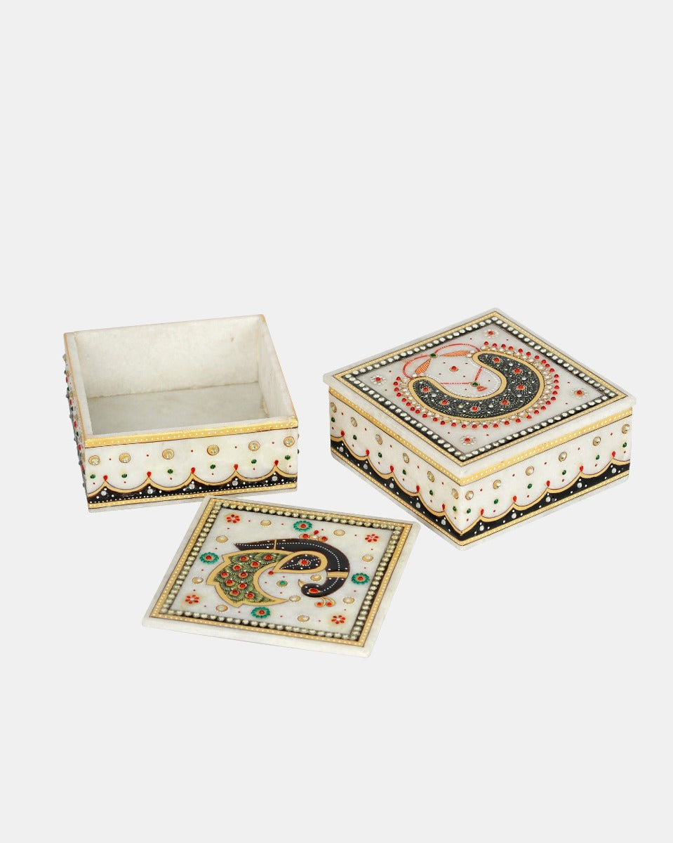 Handcrafted Marble Box — false