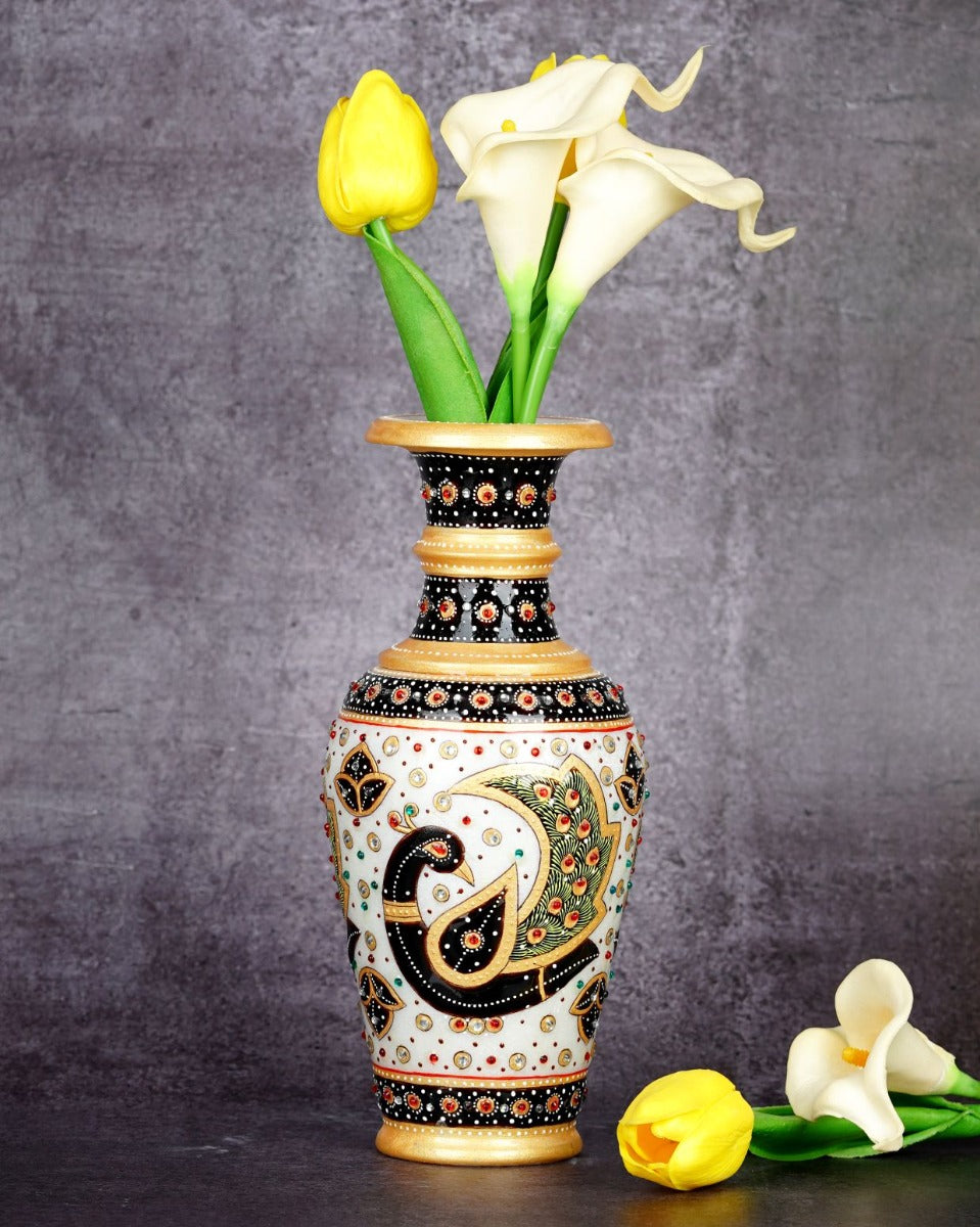 Marble Handcrafted Decorative Vase — false