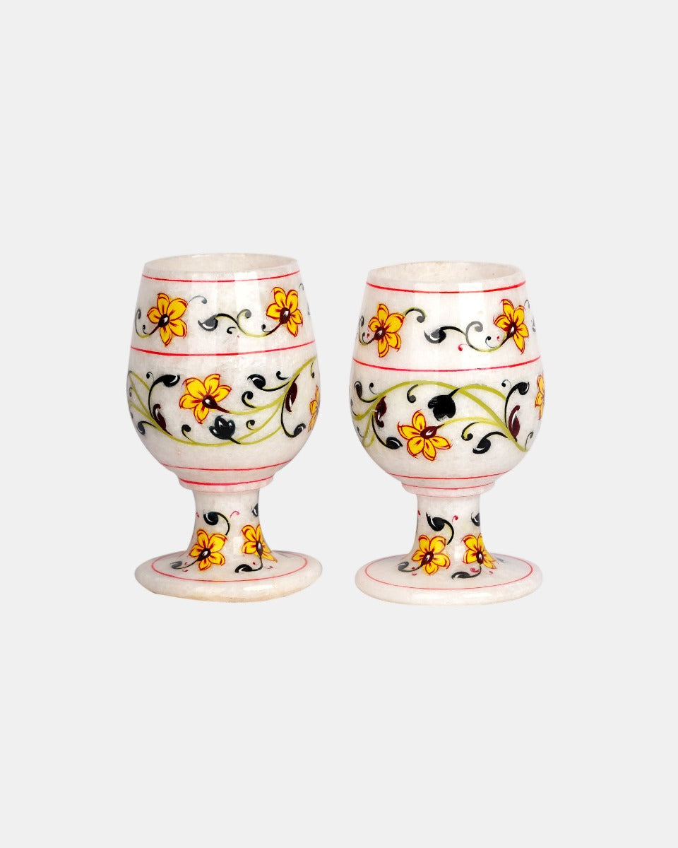 Marble Goblet- Set of 2 — false