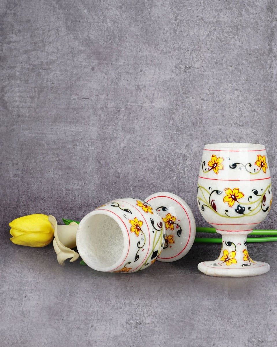 Marble Goblet- Set of 2 — false