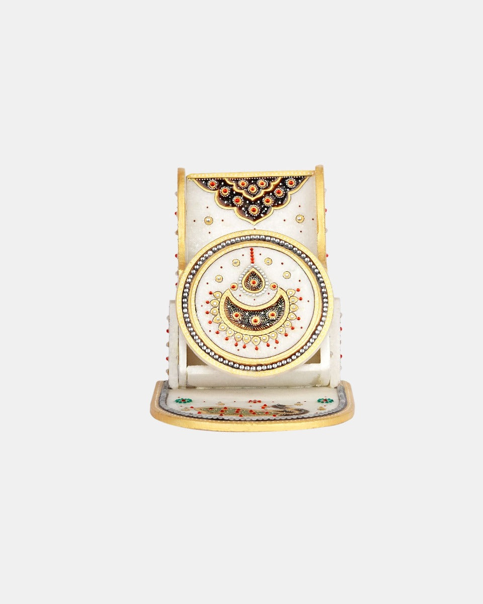 Marble Handcrafted Mobile Stand — false
