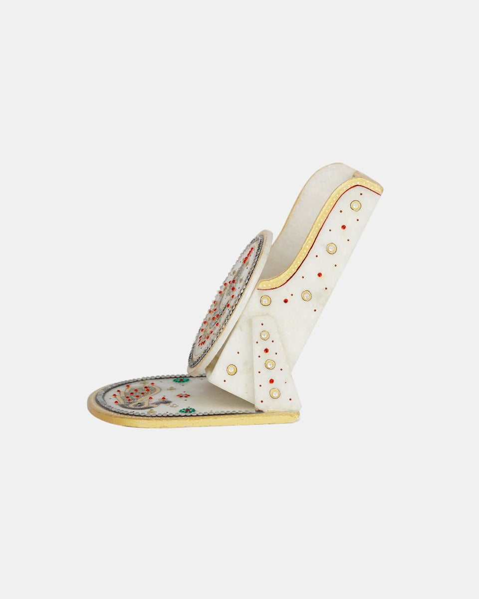 Marble Handcrafted Mobile Stand — false