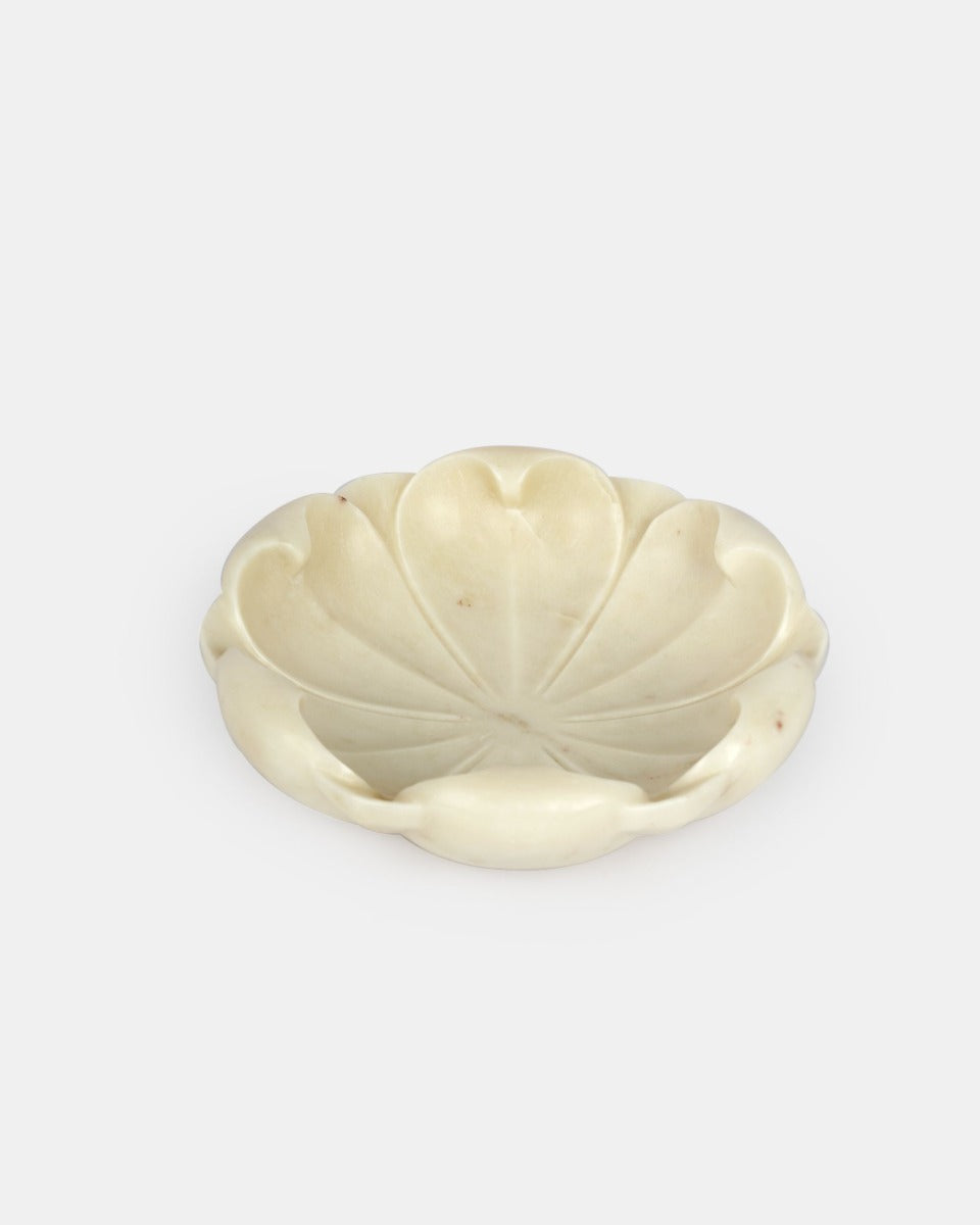 Handcrafted White Marble Urli — false