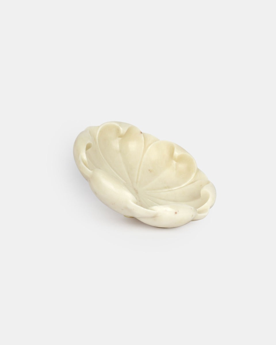 Handcrafted White Marble Urli — false