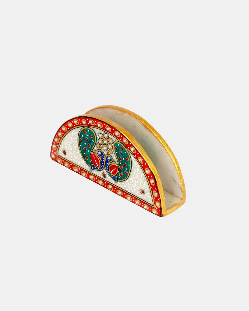 Marble Handcrafted Napkin Holder — false