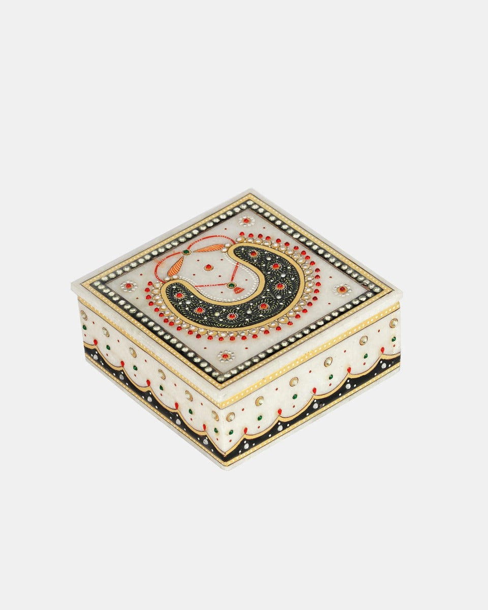 Handcrafted Marble Box — false