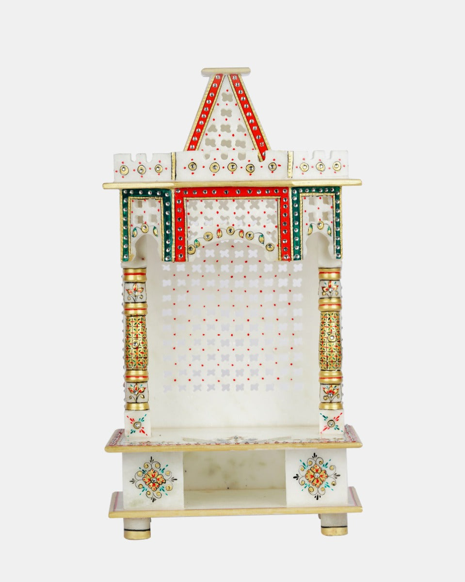 Handcrafted Marble Small Temple — false