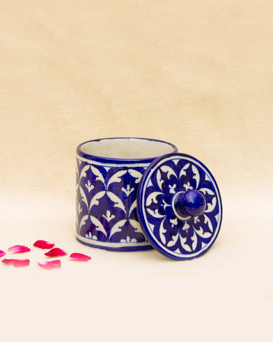 Blue Pottery - Multi-Purpose Utility Jar in Blue & White — false