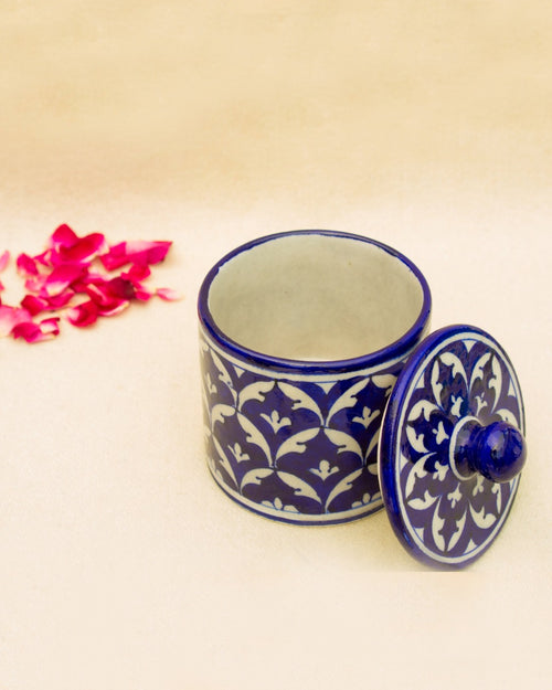 Blue Pottery - Multi-Purpose Utility Jar in Blue & White — false