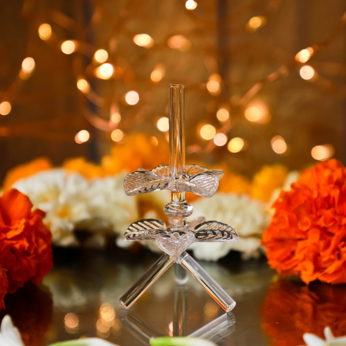 Crystal Handcrafted Agarbatti Holder — false