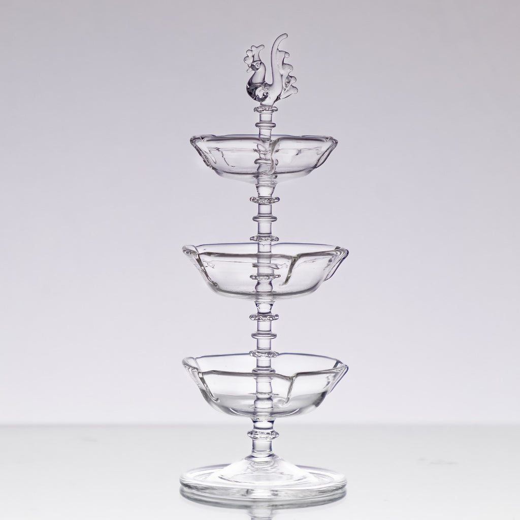 Handcrafted Trio Oil Lamp — false