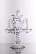 Crystal Handcrafted Four Sided Swinging Oil Lamp — false