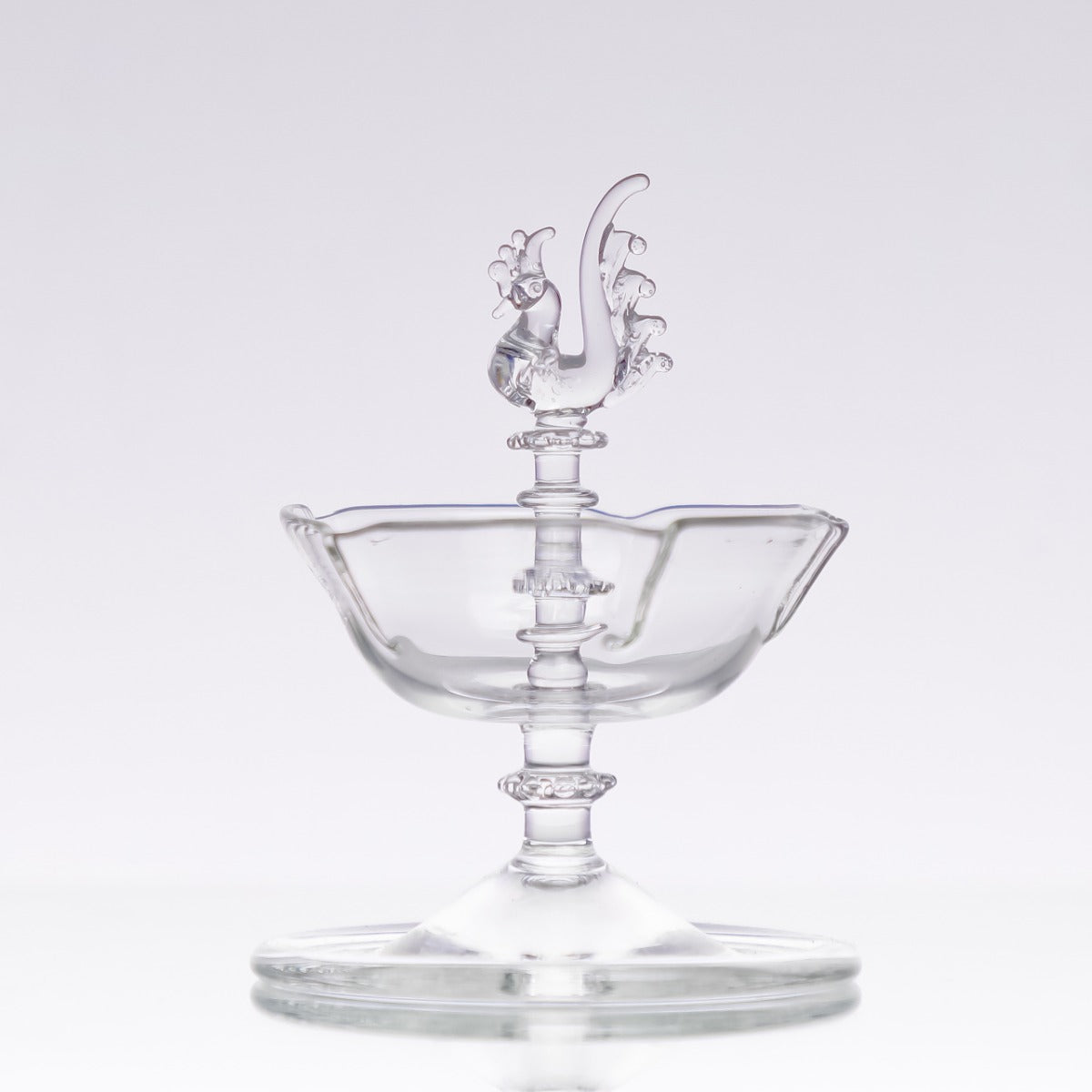 Crystal Handcrafted Seated Oil Lamp — false