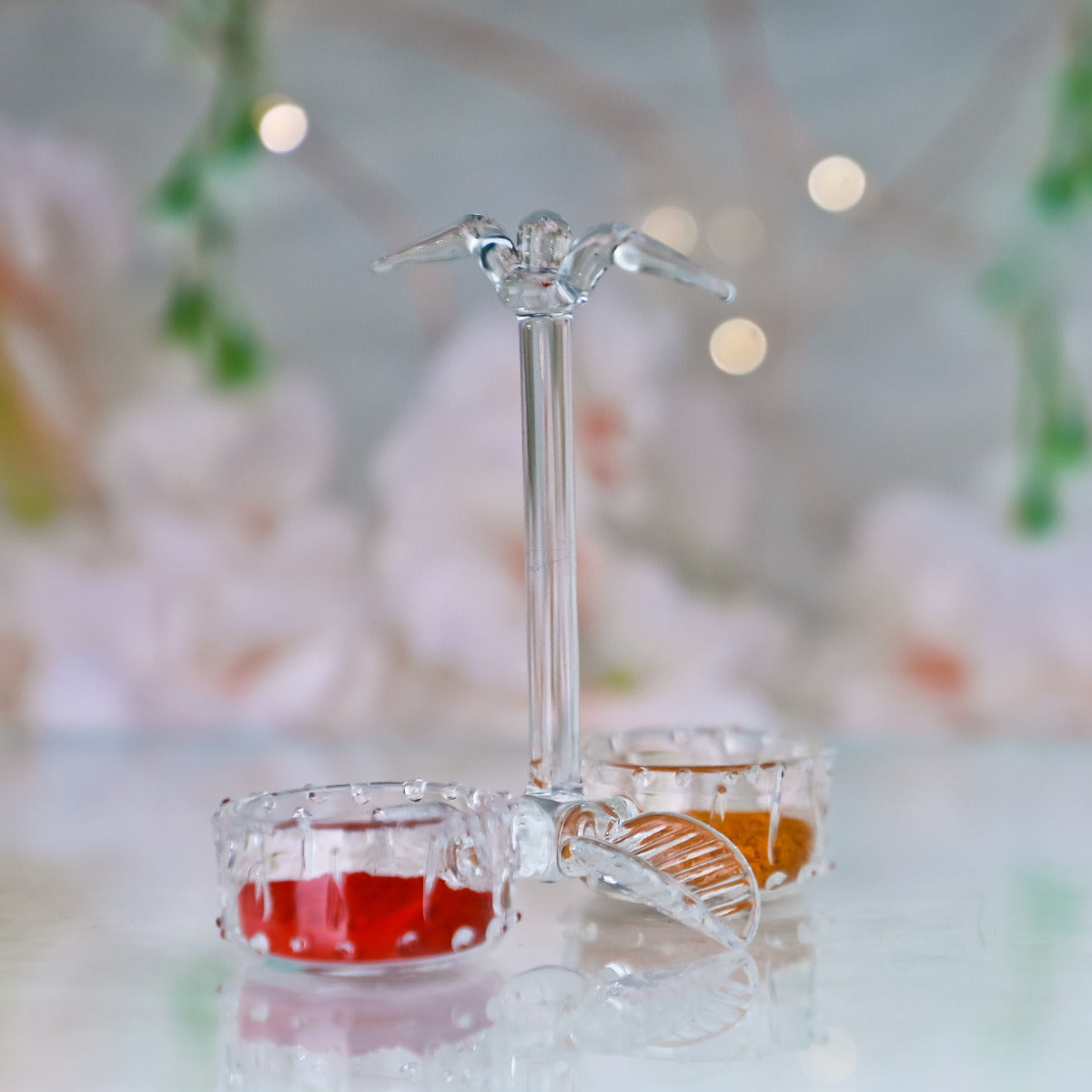 Crystal Handcrafted Kumkum Holder — false