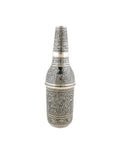 Brass Handcrafted Marori Work Champagne Bottle — 10 inch
