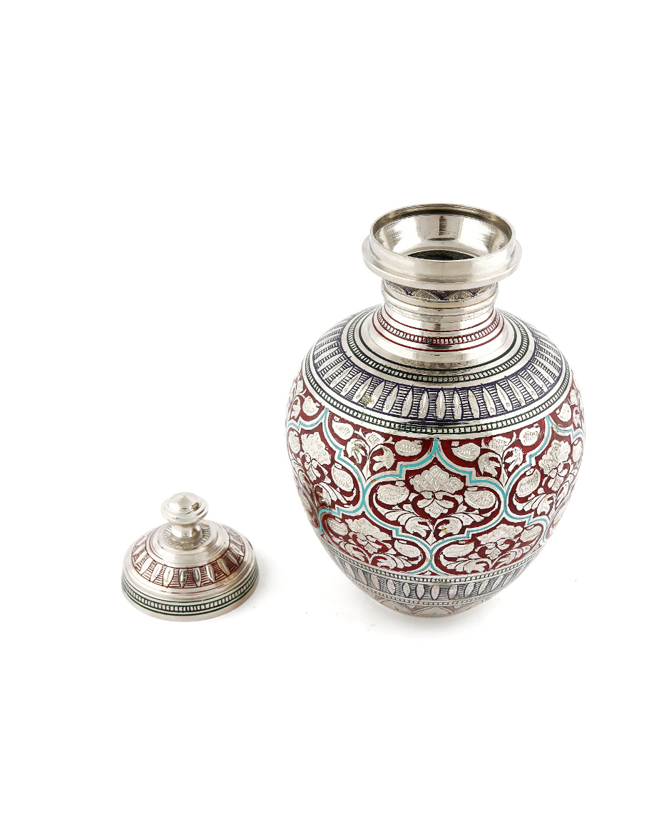 Brass Handcrafted Kalash — 9 inch