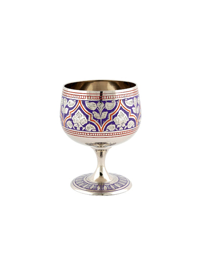Brass Handcrafted Goblet 5"