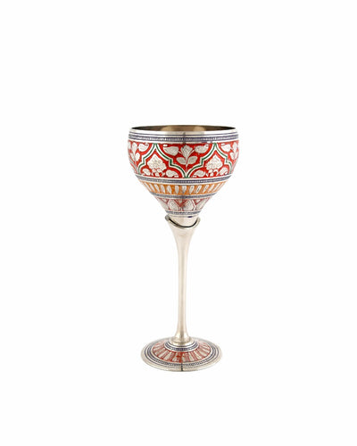 Brass Handcrafted Paimana Pakiza Wine Glass