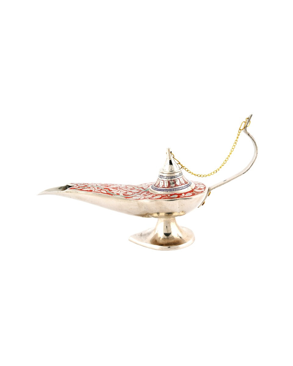 Brass Handcrafted Magical Lamp 'Chirag' — false