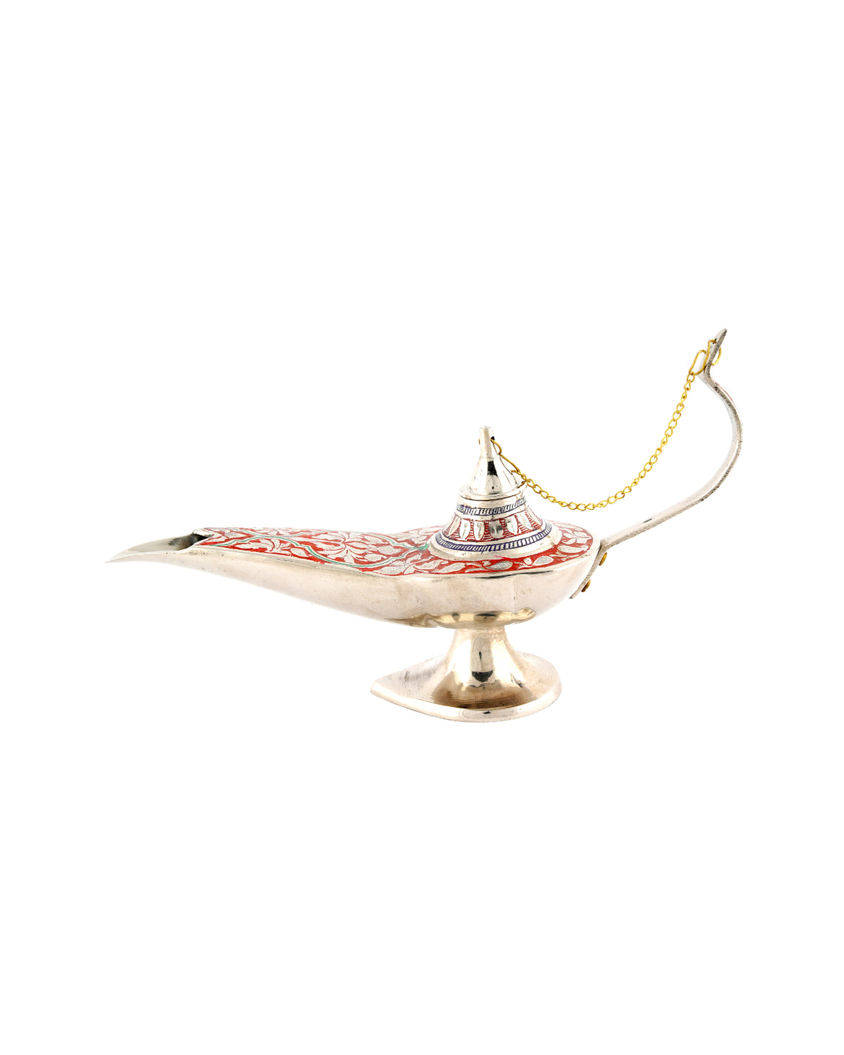 Brass Handcrafted Magical Lamp 'Chirag' — 6 inch
