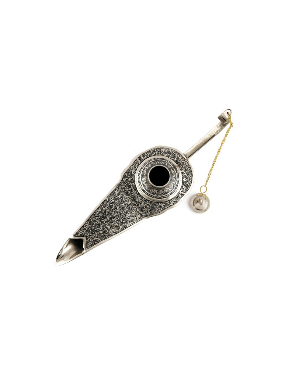 Brass Handcrafted Marori Work Chirag — false