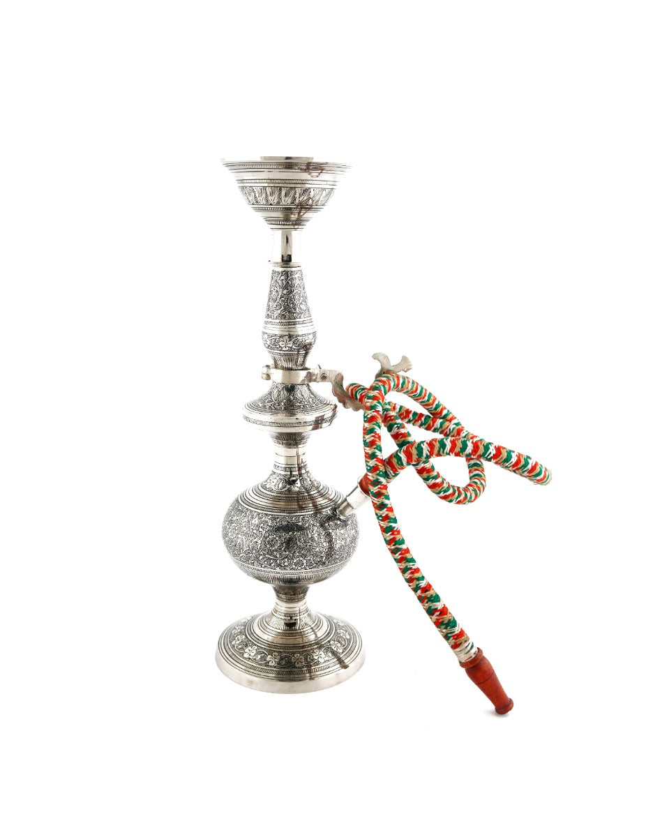 Brass Handcrafted Hukka Marori Work — false