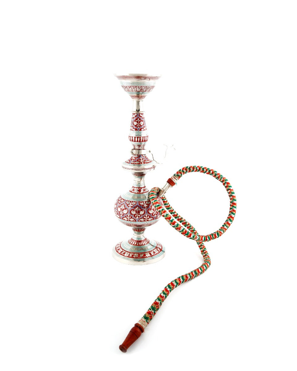 Brass Handcrafted Hukka Marori Khulai Work — false