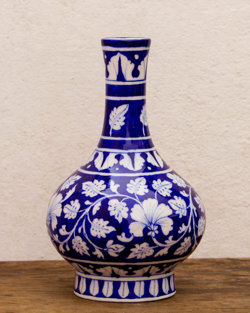 Blue Pottery Handcrafted Surai Vase — false