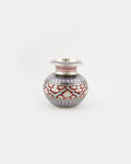 Brass Handcrafted Marori Khulai Work Pot Small — false