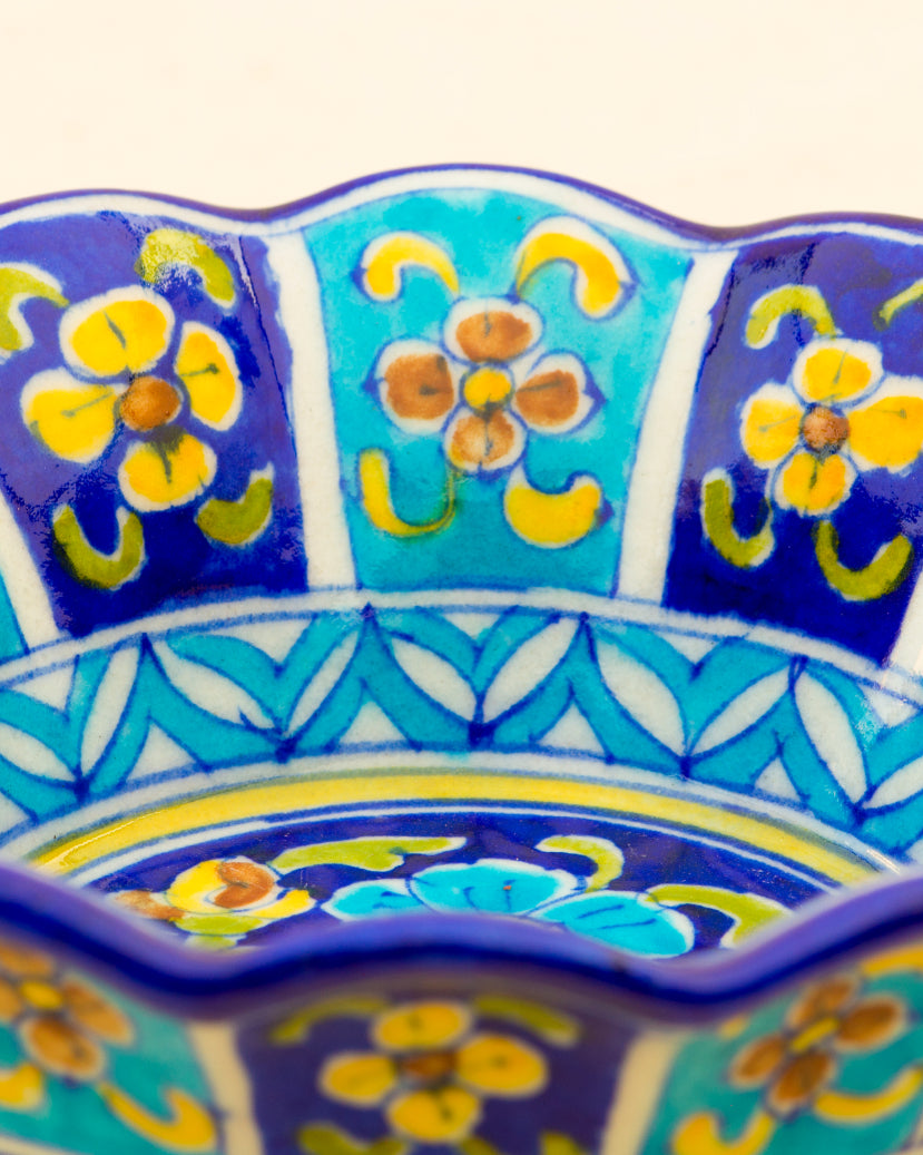 Blue Pottery Handcrafted Bowl — false