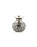 Brass Handcrafted Marori Work Small Pot — false