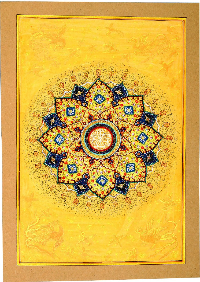 Mughal Design Miniature Painting (unframed) — false