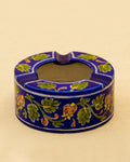 Blue Pottery Handcrafted Ash Tray (Blue) — false
