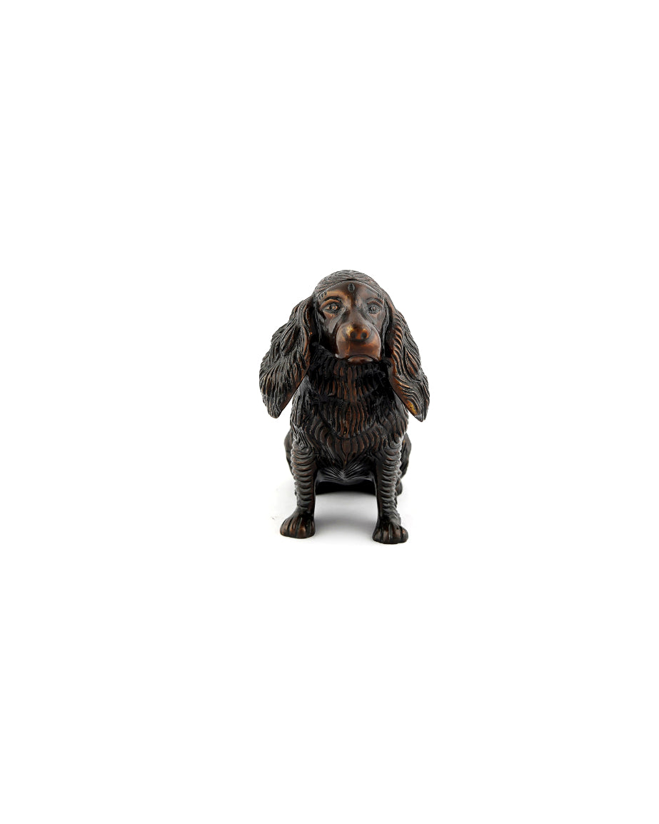 Brass Handcrafted Dog 4" — false