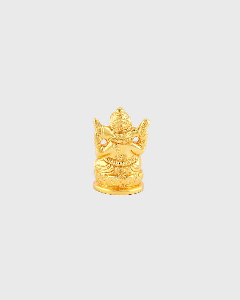 Brass Handcrafted Gold Plated Lord Ganesha 2" — false