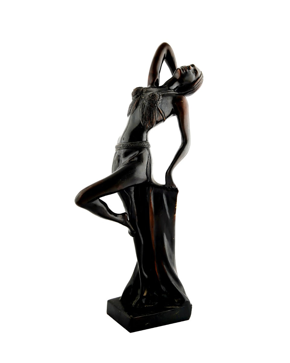 Brass Handcrafted Dancing Lady — false