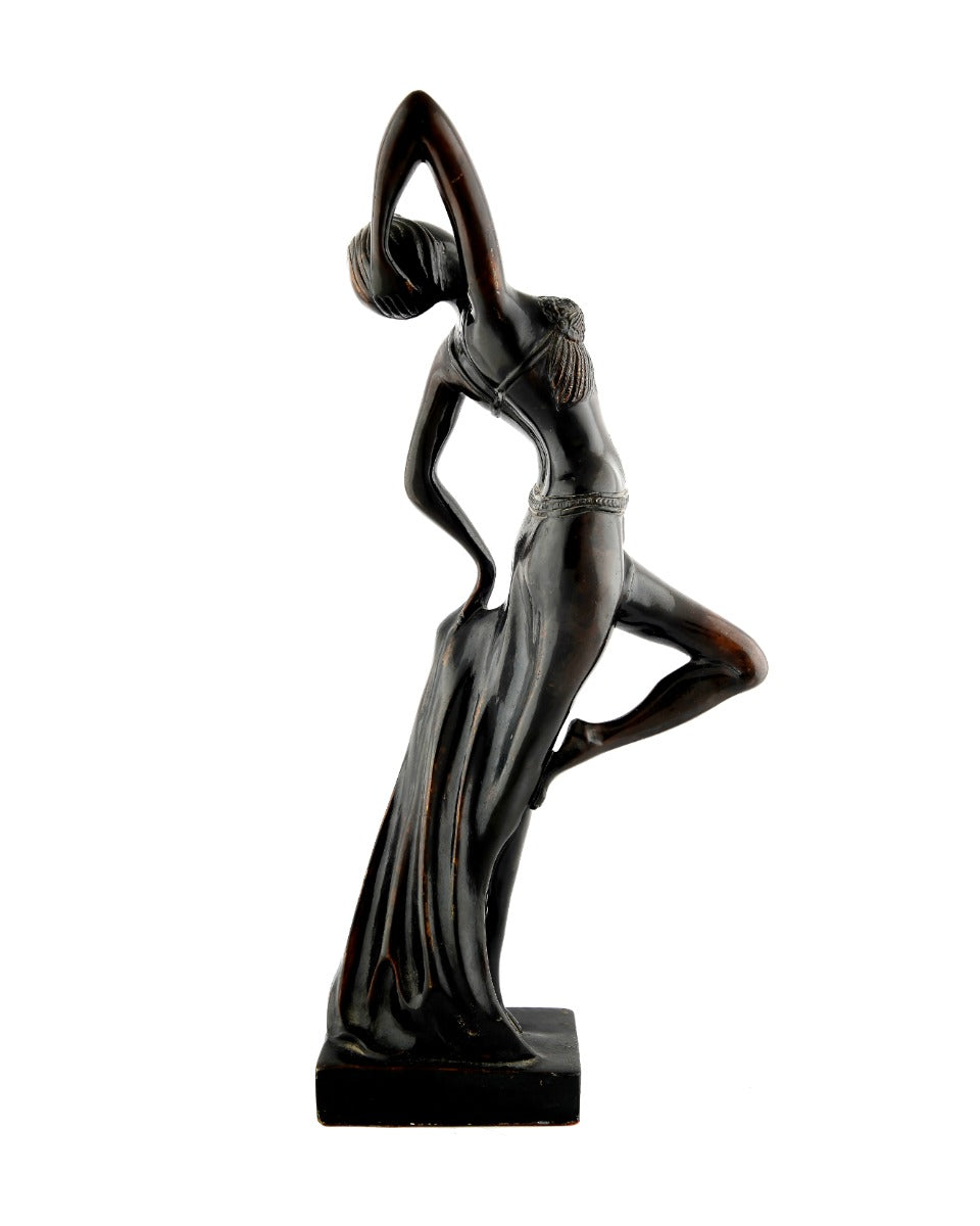 Brass Handcrafted Dancing Lady — false