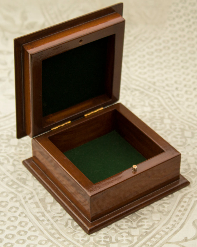 Blue Pottery Handcrafted Jewellery Box — false