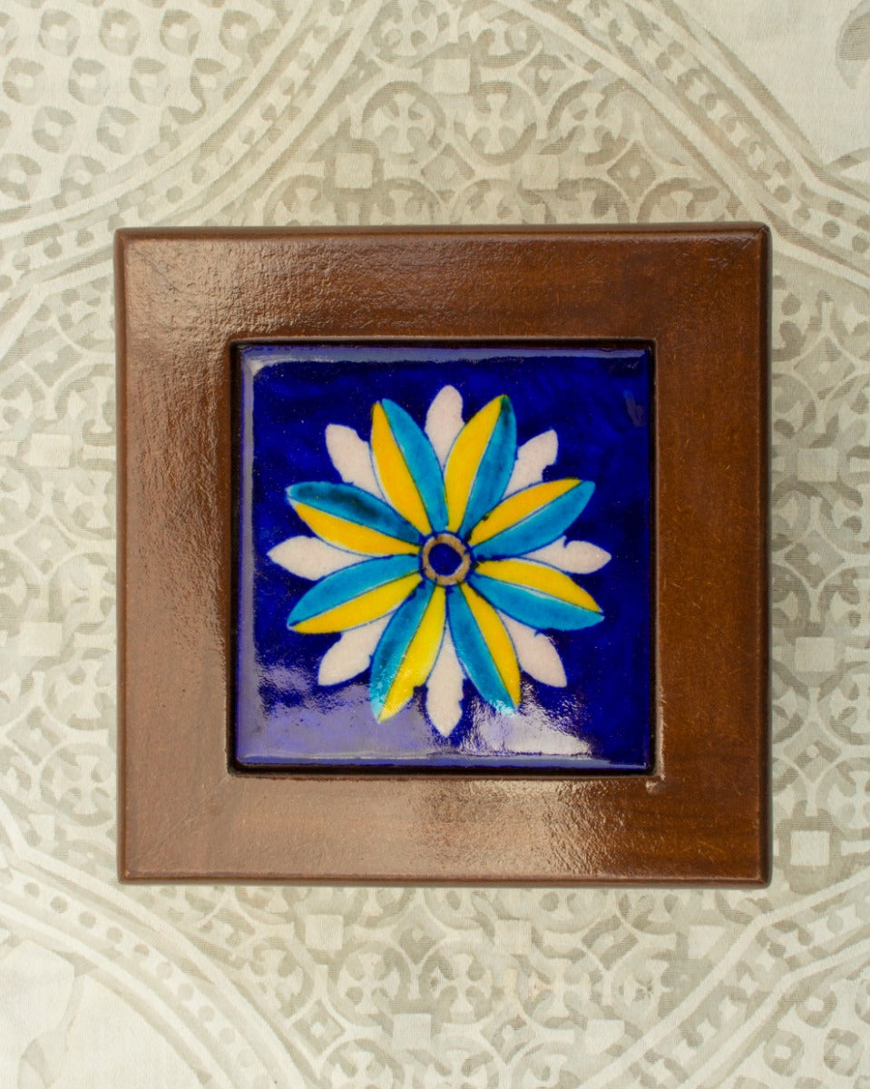 Blue Pottery Handcrafted Jewellery Box — false