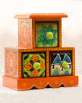 Jewelry Boxes- Blue Pottery (3 Boxes) — false