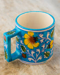 Blue Pottery- Handcrafted Coffee Mug(Sky Blue) — false