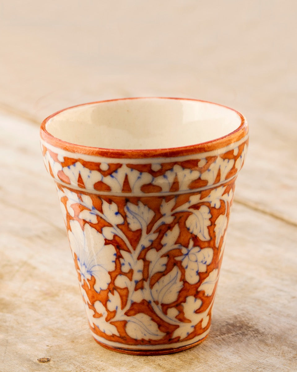 Blue Pottery Handcrafted Planter — false