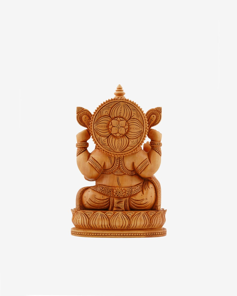 Handcrafted Lord Ganesh Figurine — false