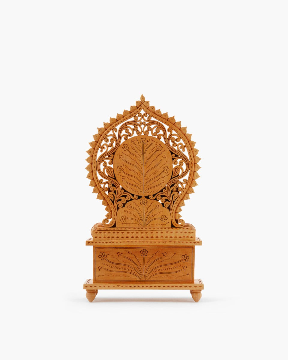 Lord Ganesha Figurine - Wooden Handicraft — false