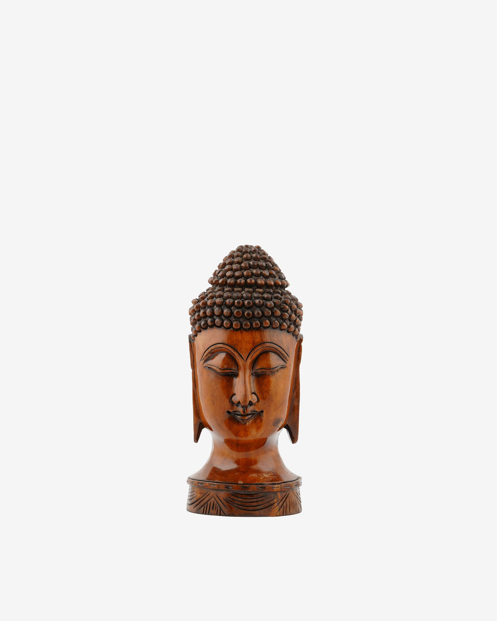 Lord Buddha Statue - Wooden Handicraft — 3 inch