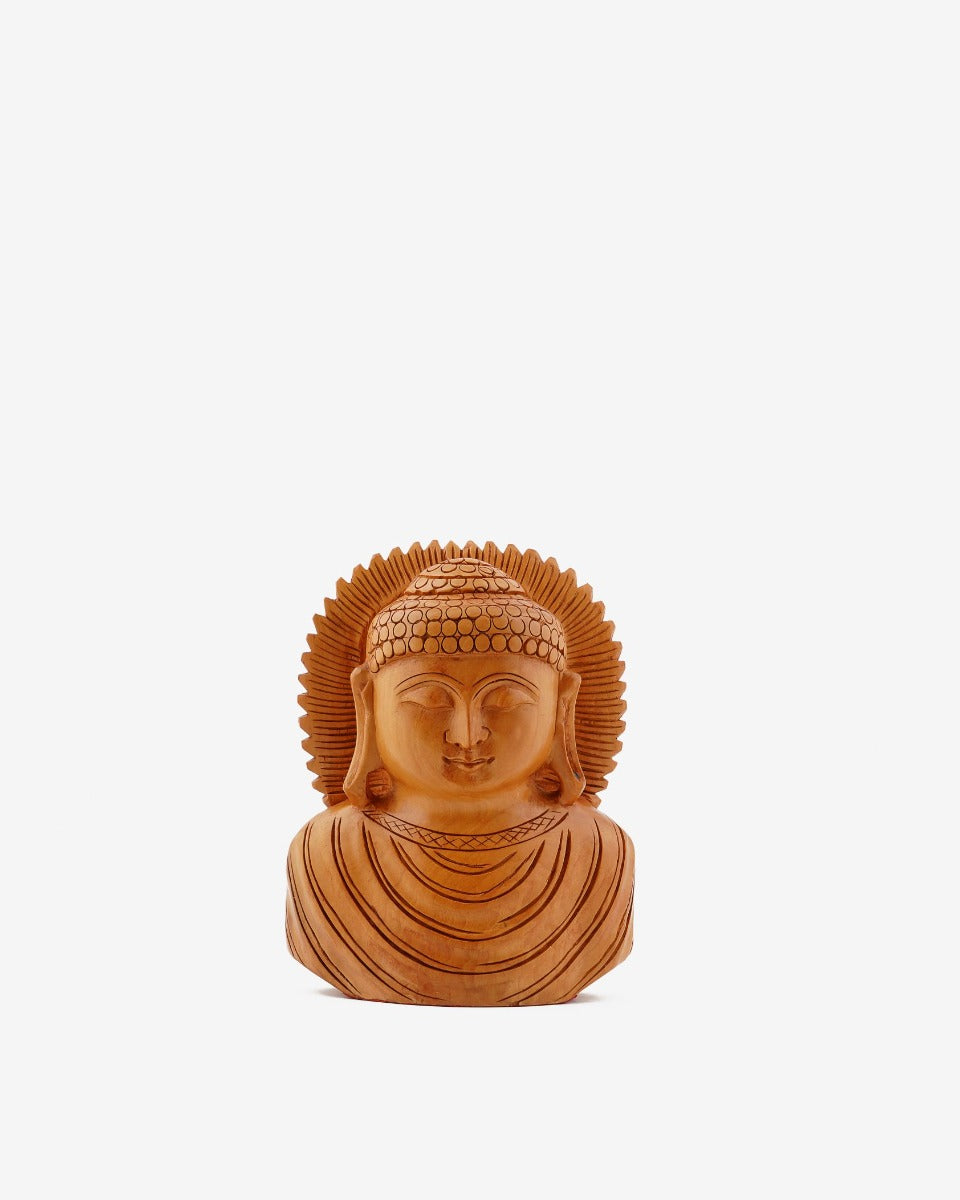 Wooden Handicraft - Buddha Figurine — false