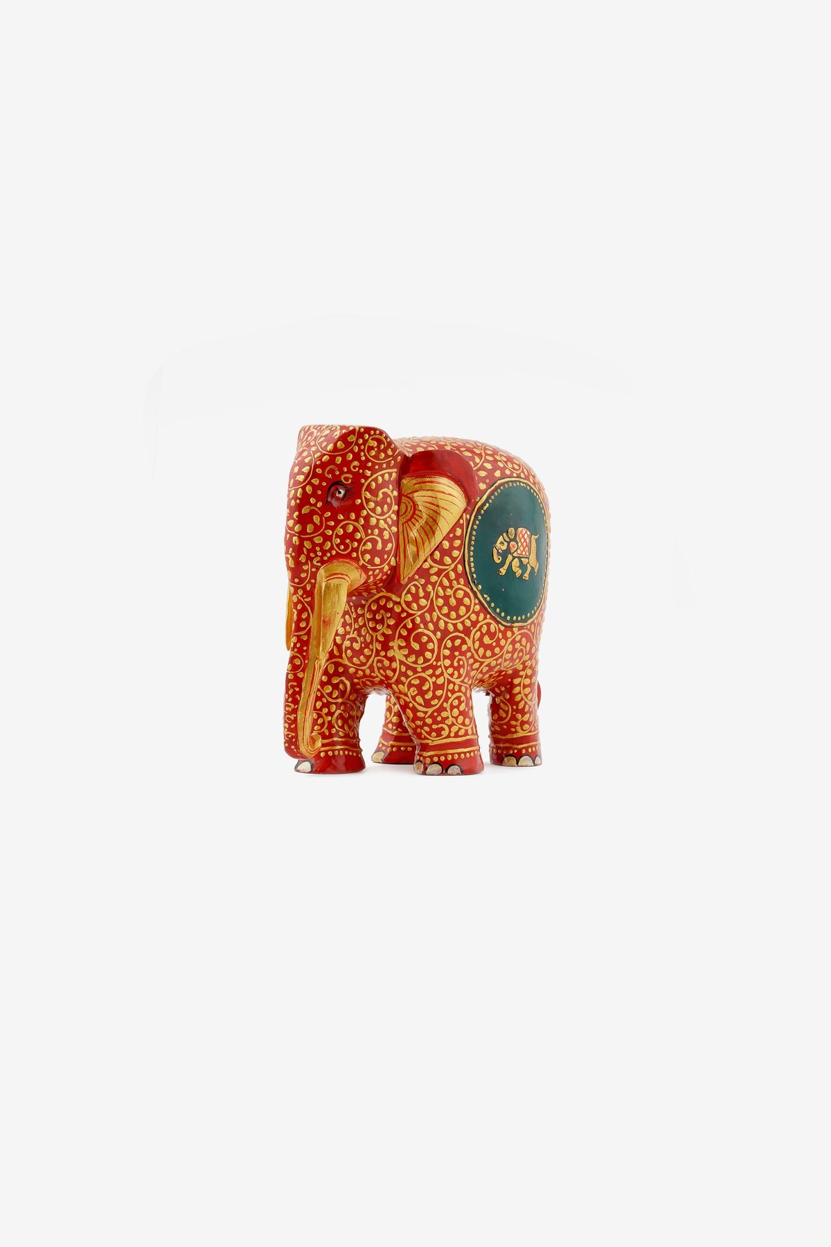 Kadam Wood Handcrafted Elephant — 6 inch