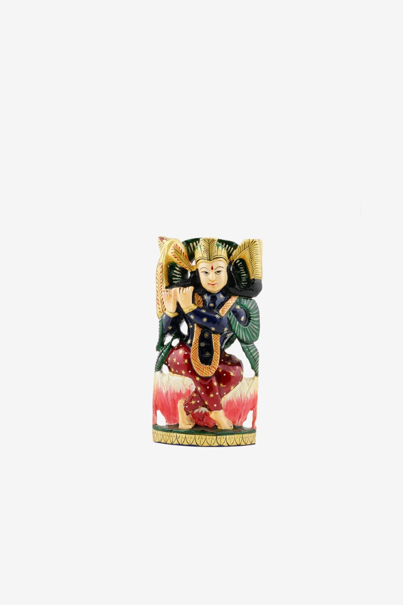 Kadam Wood Handcrafted Idol — false