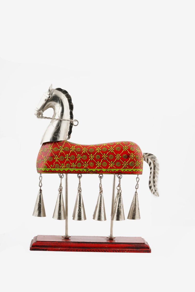 Handcrafted Metal Horse — false