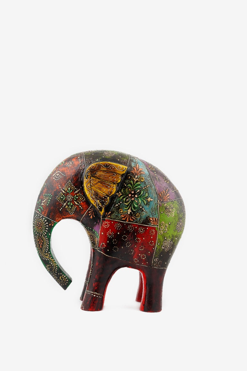 Hand-Painted Elephant- Kadam Wood Craft — false